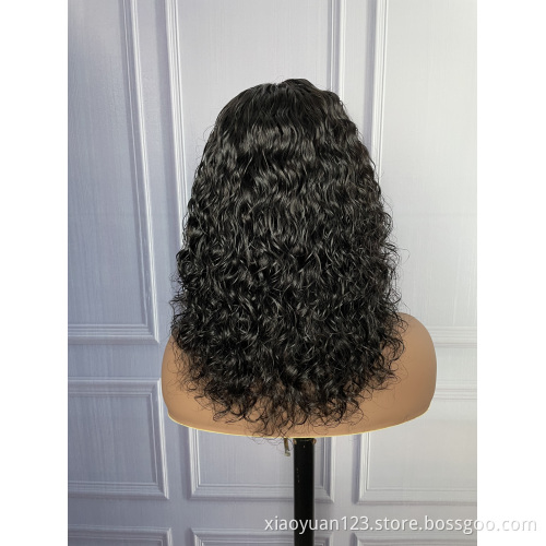 Mayqueen Cheap 100% Remy Hair Short Afro Curl Cuticle Aligned Hair Wigs Natural Curly HD Brazilian Human Hair Lace Front Wigs